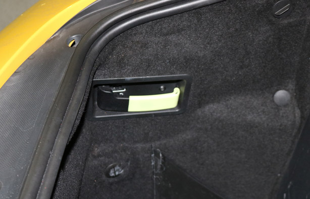 Front Trunk Emergency Release Lever Suncoast Porsche Parts Accessories front-trunk-emergency-release-lever-suncoast-porsche-parts-accessories